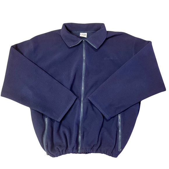 Vintage Cache Creek Full-Zip Fleece Sweater • Navy Blue • US Large - Picture 1 of 9